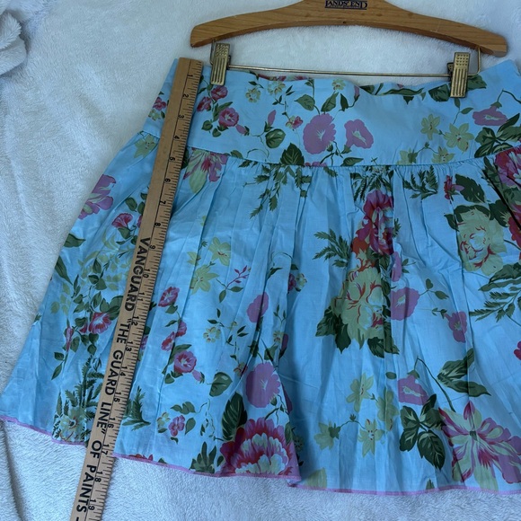 Vintage floral low rise mini 90s y2k skirt - Picture 6 of 7